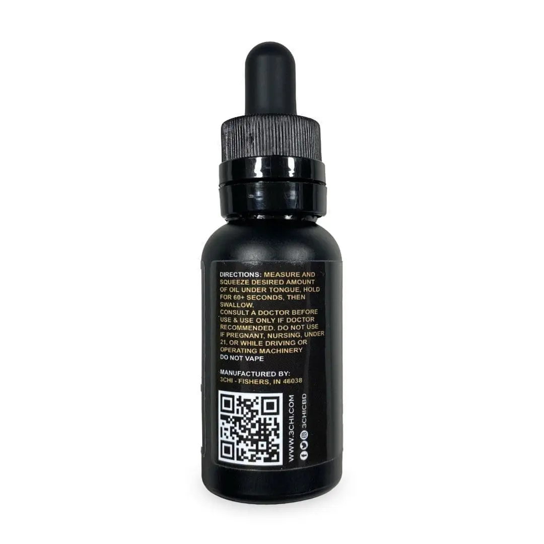 3Chi Delta 8 Comfortably Numb Tincture (600 mg Delta 8 THC, 600 mg CBN, 60 mg CBC) - Image 2