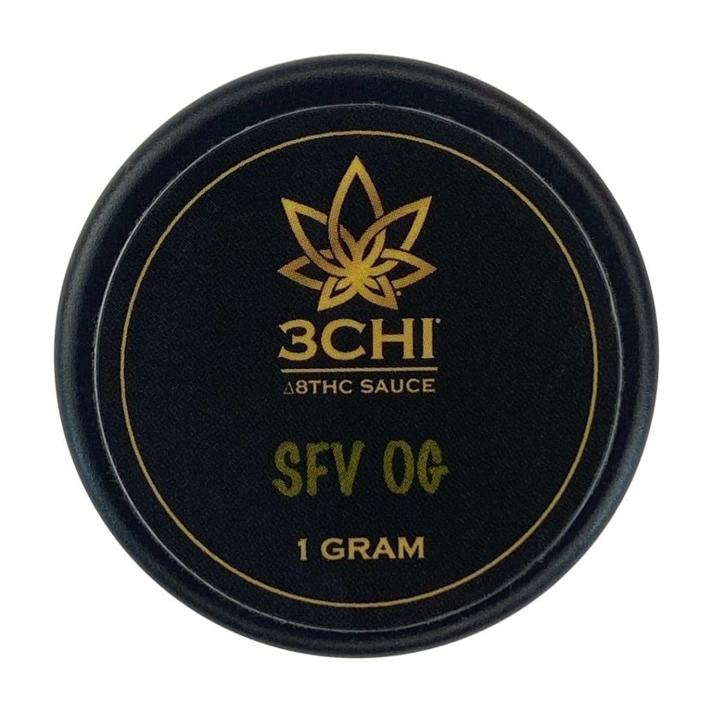 3Chi Delta 8 Dabs Sauce – SFV OG (1 or 3 grams Delta 8 THC)