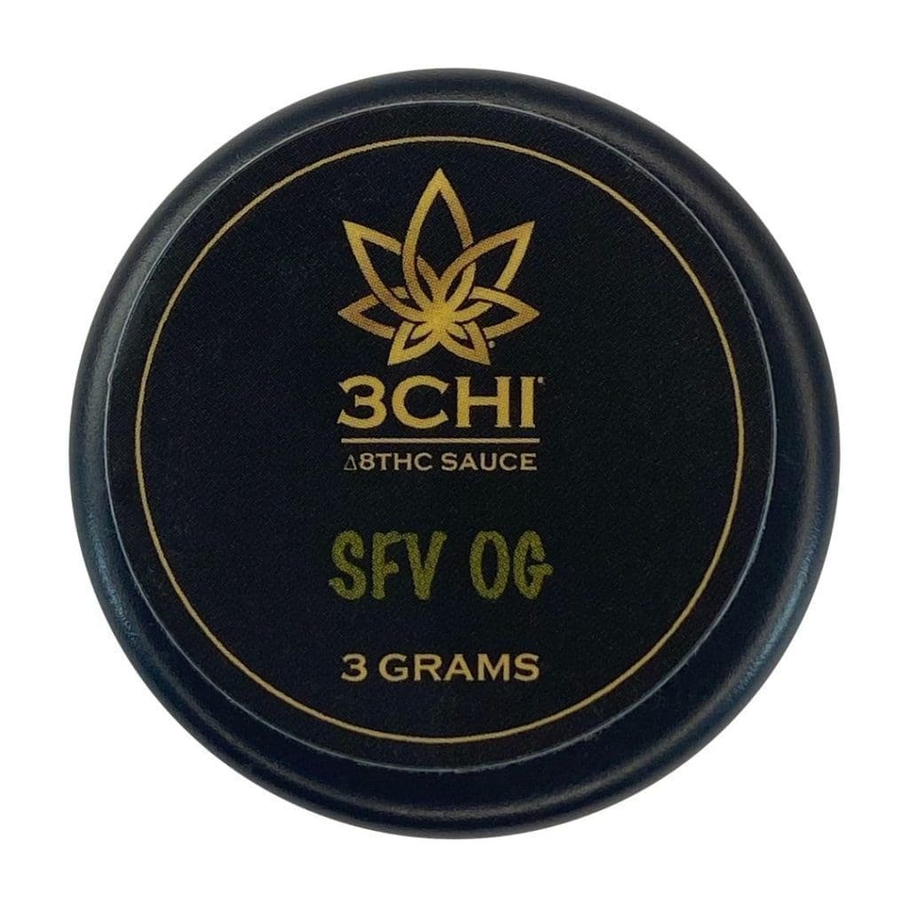 3Chi Delta 8 Dabs Sauce – SFV OG (1 or 3 grams Delta 8 THC) - Image 2