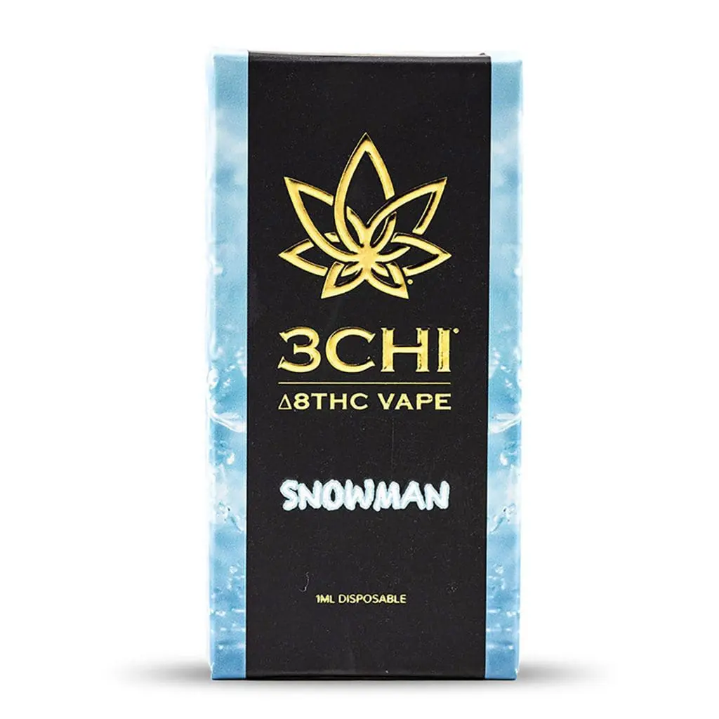 3Chi Delta 8 THC Disposable Vape Pen – Snowman - Image 2
