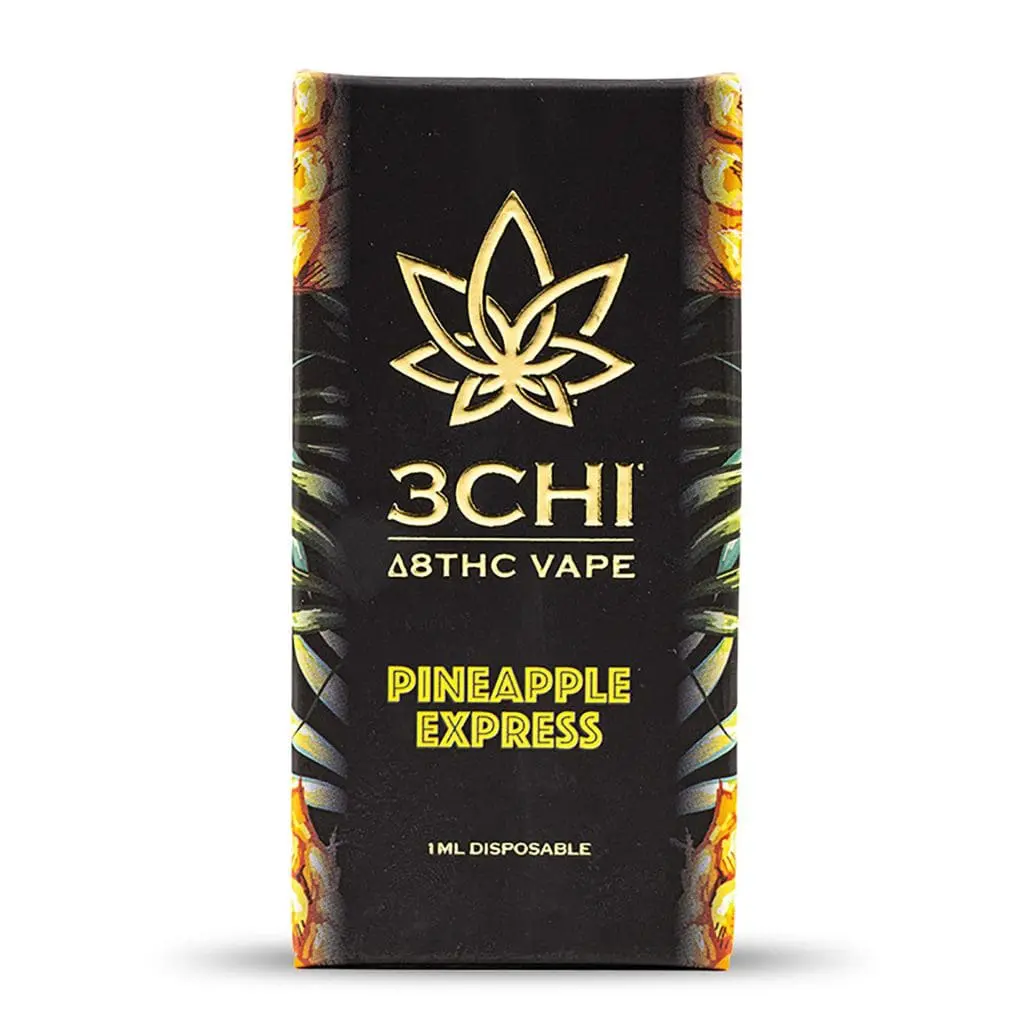 3Chi Delta 8 THC Disposable Vape Pen – Pineapple Express - Image 2