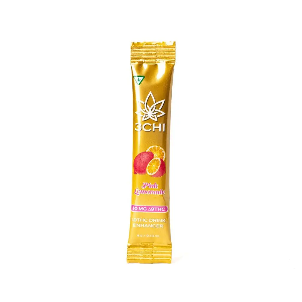 3Chi Delta 9 THC Flavored Drink Enhancer – Pink Lemonade (100 mg Total Delta 9 THC) - Image 2