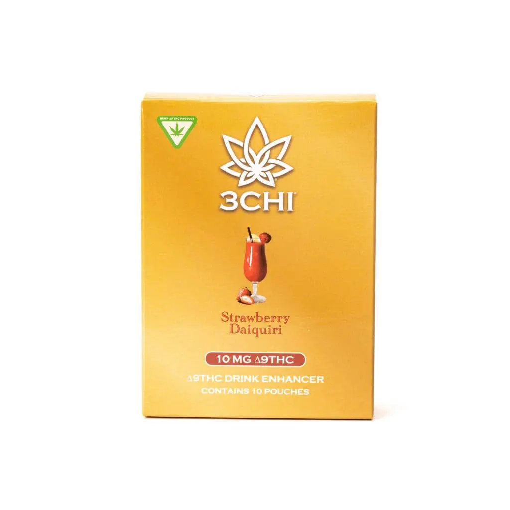3Chi Delta 9 THC Flavored Drink Enhancer – Strawberry Daiquiri (100 mg Total Delta 9 THC) - Image 2