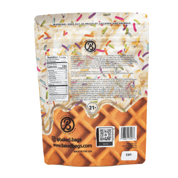 Baked Bags Delta 8 THC Coned – Birthday Cake (600 mg Total Delta 8 THC) - Image 3