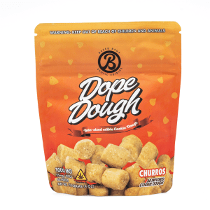 Baked Bags Delta 9 THC Dope Dough – Churros (200 mg Total Delta 9 THC) - Image 2