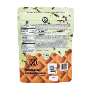 Baked Bags Delta 9 THC Coned – Mint Chip (150 mg Total Delta 9 THC) - Image 3