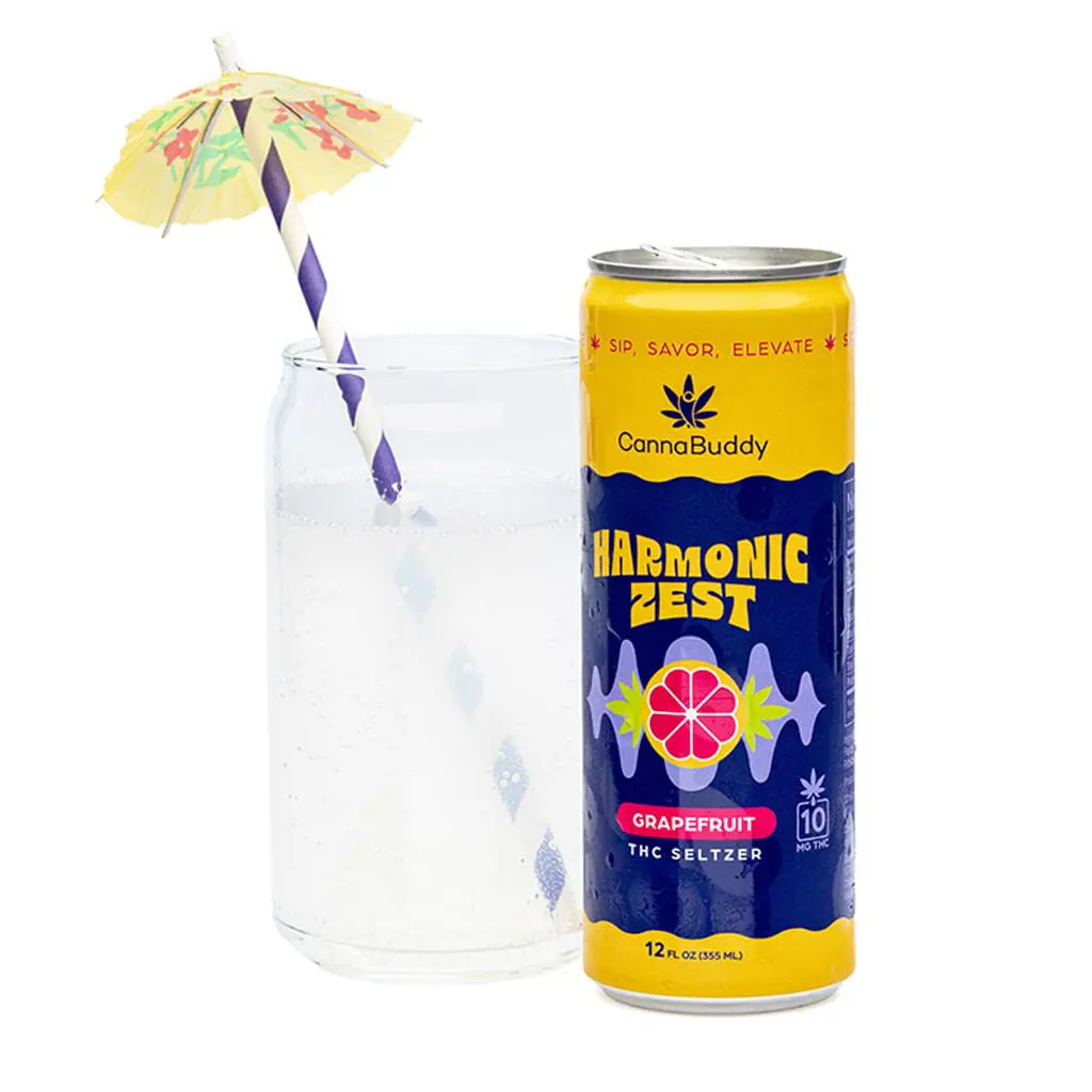 CannaBuddy Delta 9 THC Seltzer 6 Pack – Variety - Image 5
