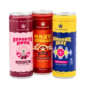 CannaBuddy Delta 9 THC Seltzer 6 Pack – Variety