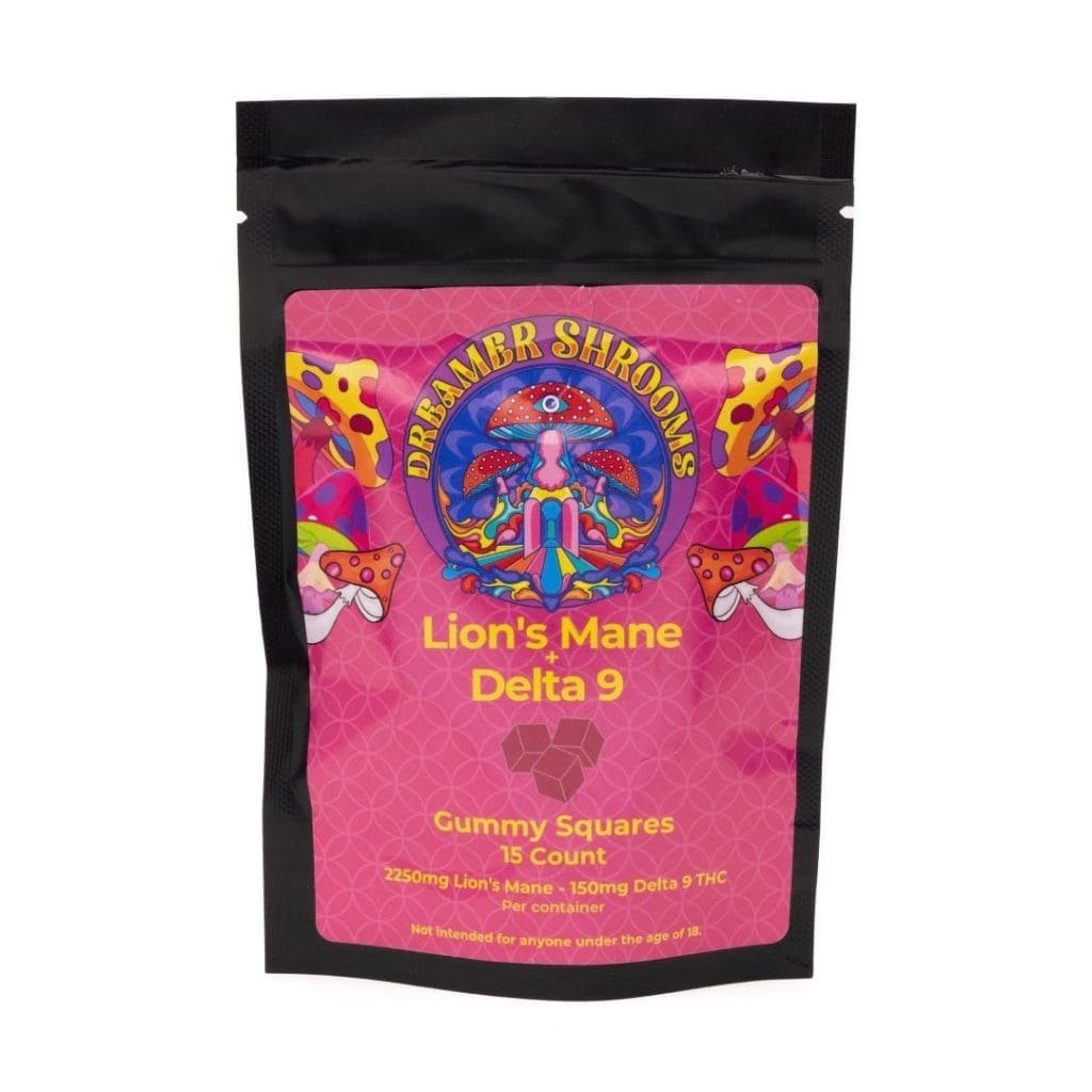 Dreamer Shrooms Lion’s Mane + Delta 9 THC Gummies – 15 Count - Image 2