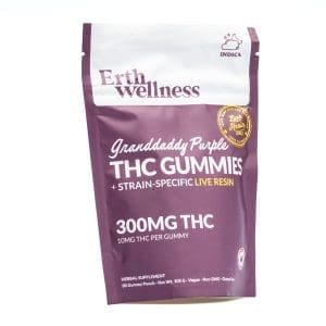 Erth Wellness THC Live Resin Gummies – Granddaddy Purple - Image 2