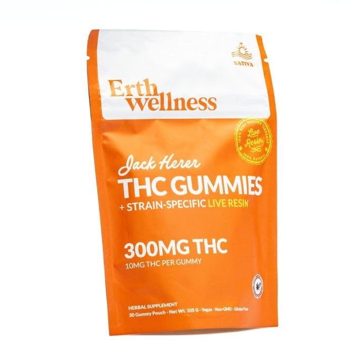 Erth Wellness THC Live Resin Gummies – Jack Herer - Image 2