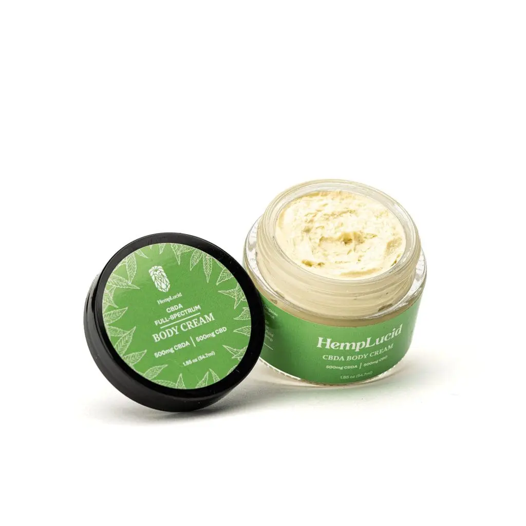Hemplucid Topical CBDA Full-Spectrum Body Cream (500 mg CBDA + 500 mg CBD) - Image 5
