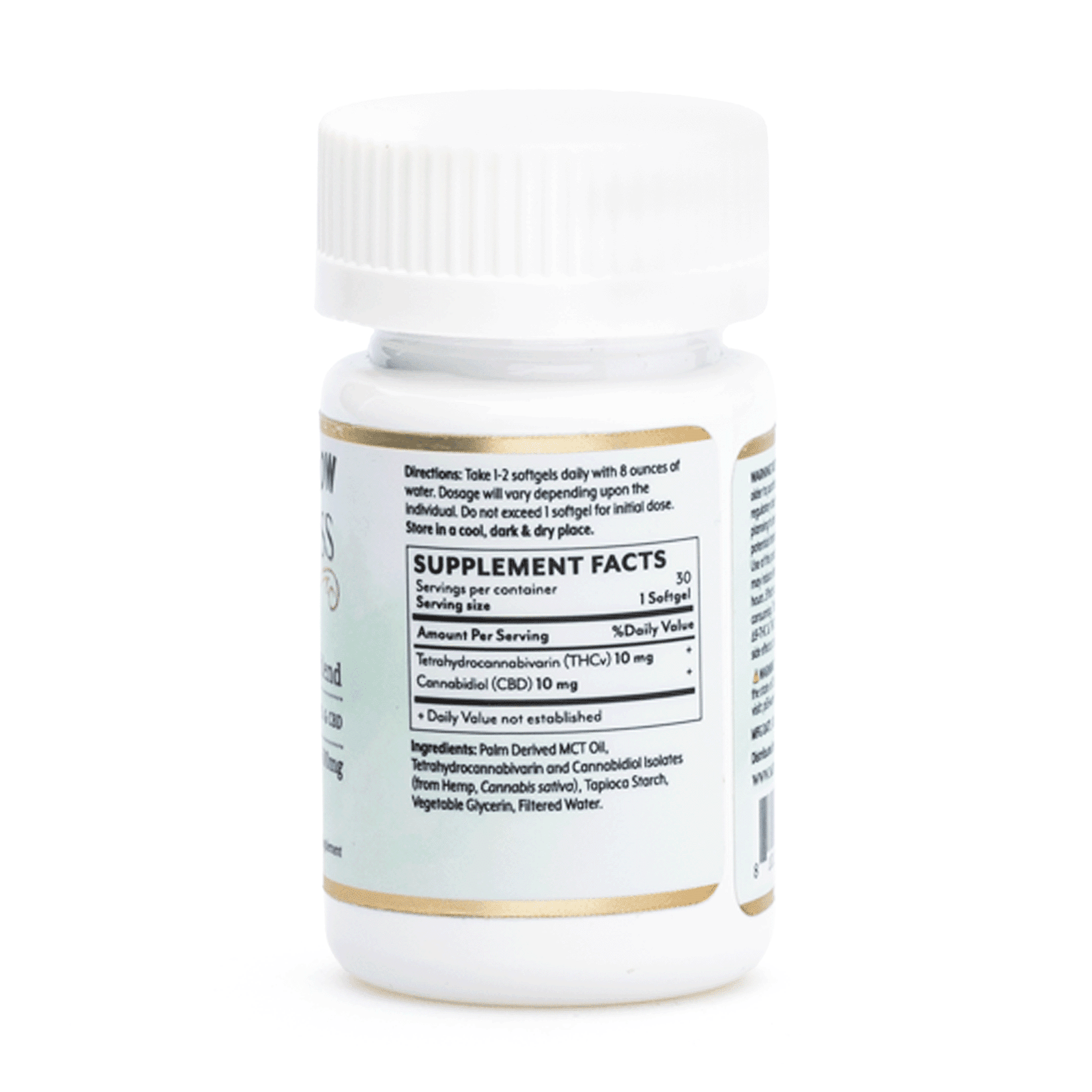 Mellow Fellow Wellness Softgel Capsules – Focus Blend (600 mg Total Cannabinoids) - Image 4