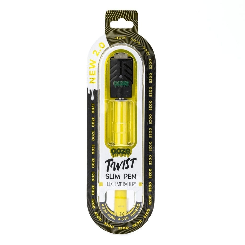 Ooze Slim Twist Pen 2.0 Vape Battery – Mellow Yellow - Image 3