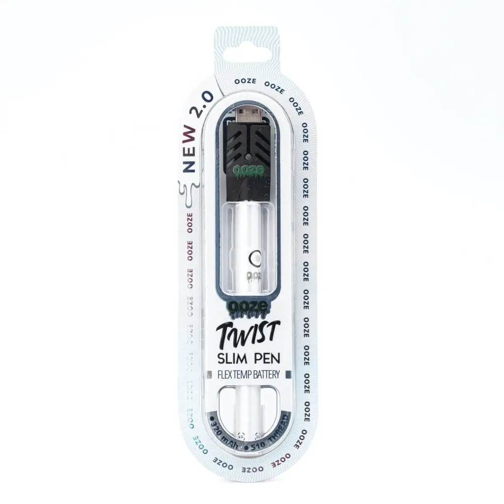 Ooze Slim Twist Pen 2.0 Vape Battery – Polar Pearl - Image 3