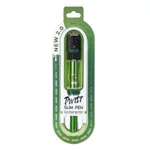 Ooze Slim Twist Pen 2.0 Vape Battery – Slime Green - Image 3