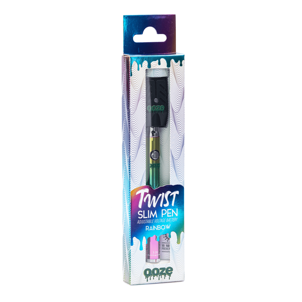 Ooze Slim Twist Pen Vape Battery – Rainbow - Image 3