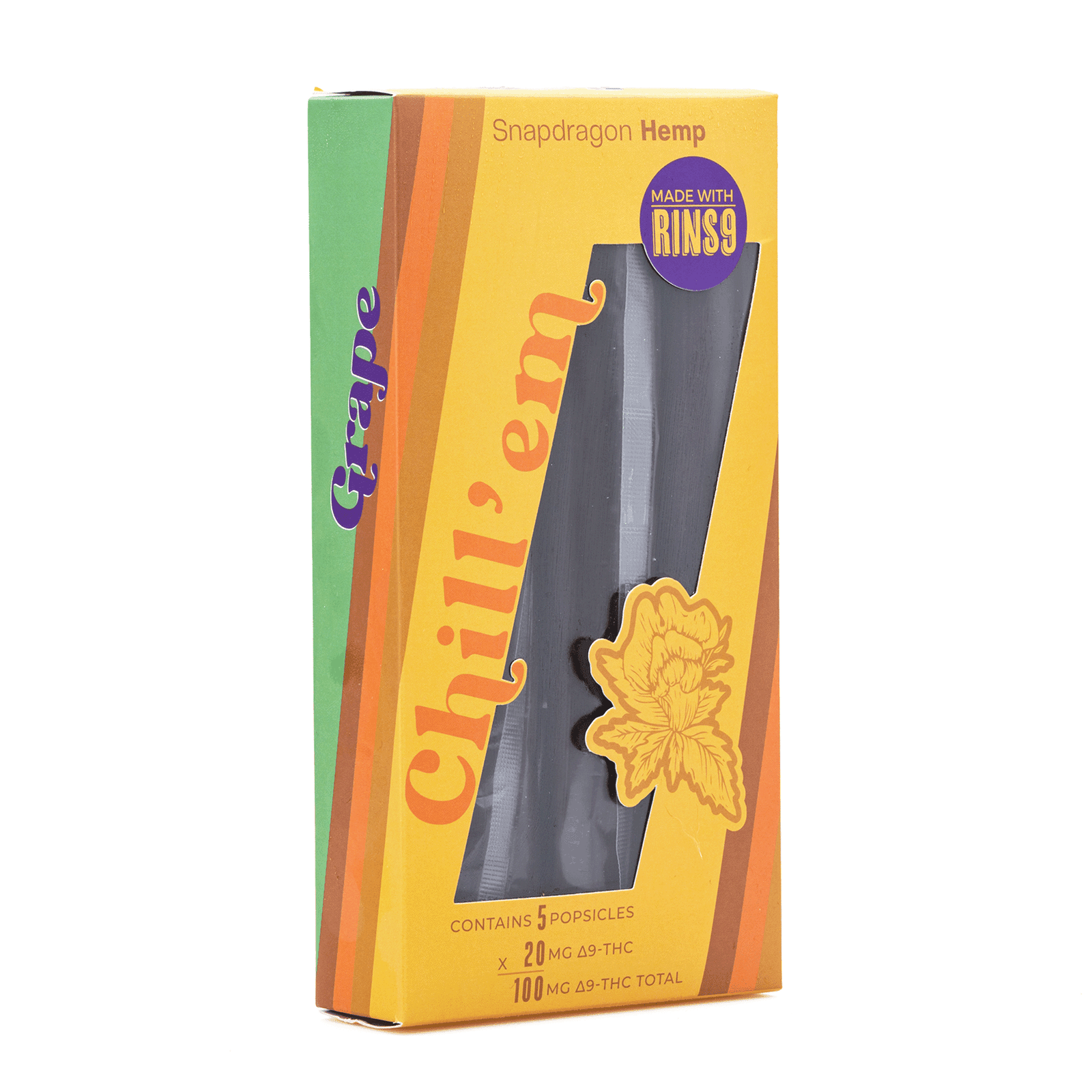 Snapdragon Delta 9 Chill ’em Infused Popsicles – Grape (100 mg Total Delta 9 THC) - Image 2