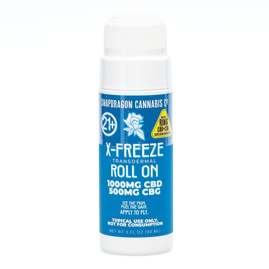 Snapdragon Pain Relief X-Freeze Roll On (1500 mg CBD) - Image 4