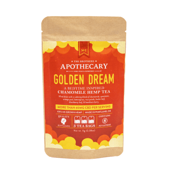 The Brothers Apothecary Golden Dream Hemp CBD Tea - Image 2