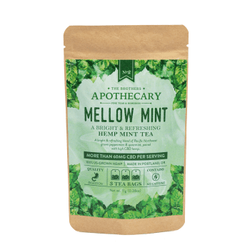 The Brothers Apothecary Mellow Mint Hemp CBD Tea - Image 2