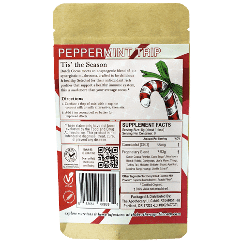 The Brothers Apothecary Peppermint Treat CBD Hot Cocoa - Image 2