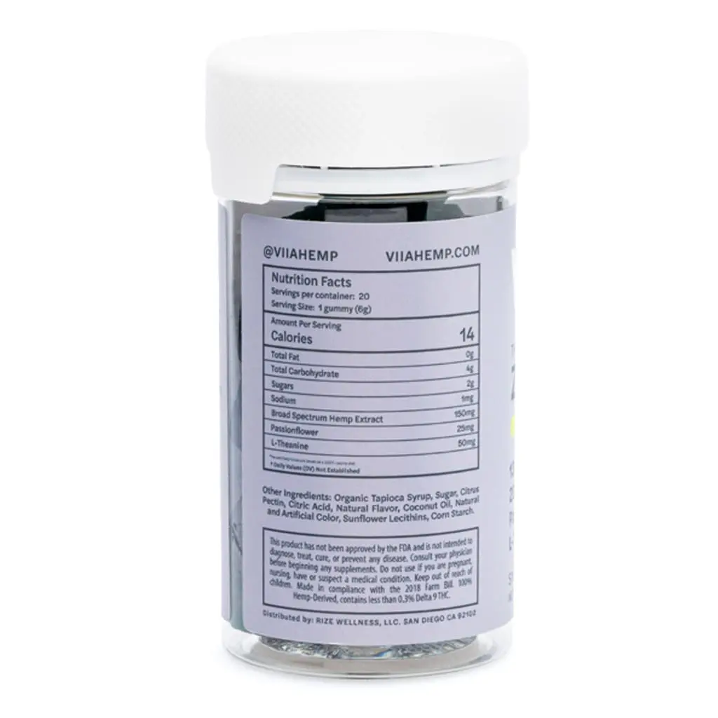 VIIA CBD and CBN Zen Sleep Gummies – THC Free - Image 3