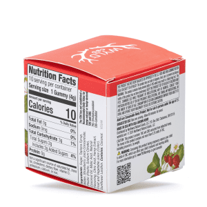 Wyld Delta 9 / CBD Low Dose Calm Gummies – Strawberry – 10 Count (20 mg Delta 9 THC + 200 mg CBD Total) - Image 3
