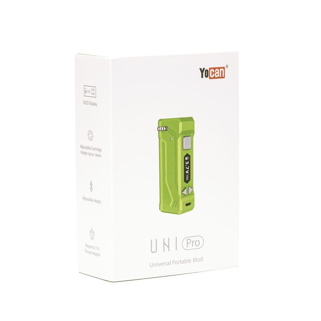 Yocan UNI Pro Universal Portable Box Mod Battery – Green - Image 4