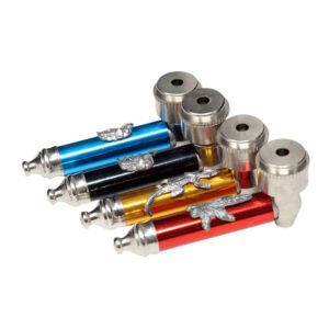 3.5″ Full Color Metal Pipe with Cover – Assorted Colors