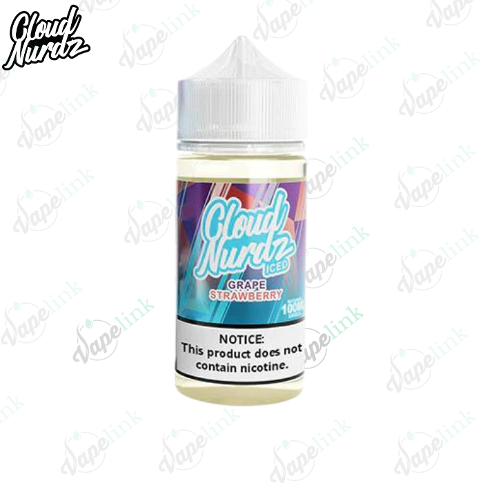 Cloud Nurdz | ICED | Grape Strawberry ICED 100ml - Image 2