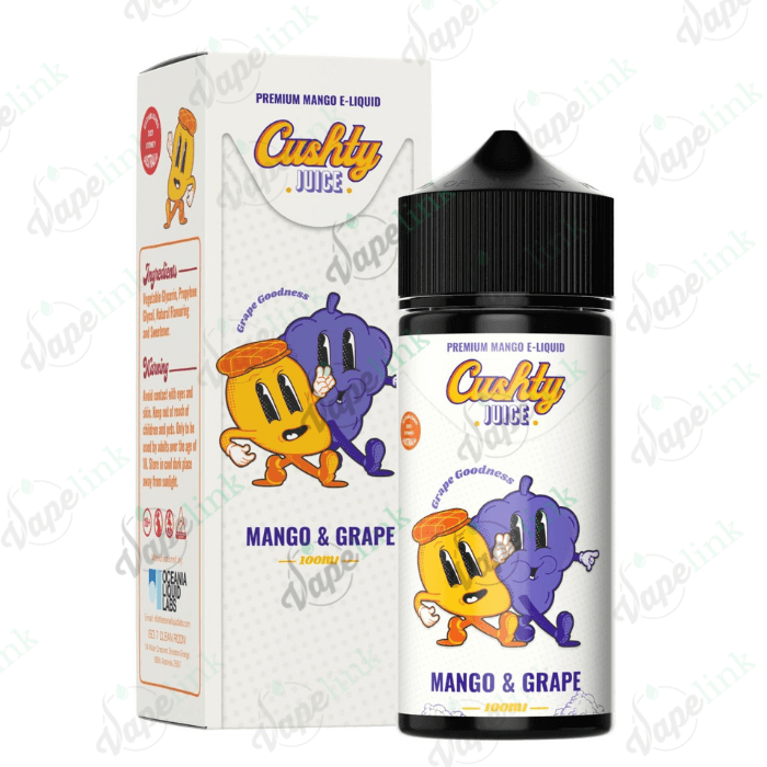 Cushty Juice – Mango and Grape 100ml - Image 2
