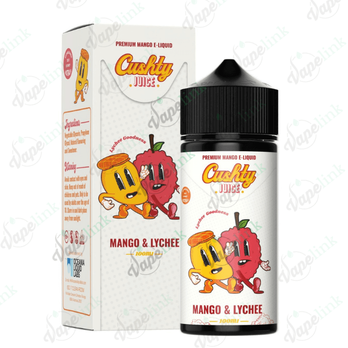 Cushty Juice – Mango and Lychee 100ml - Image 2