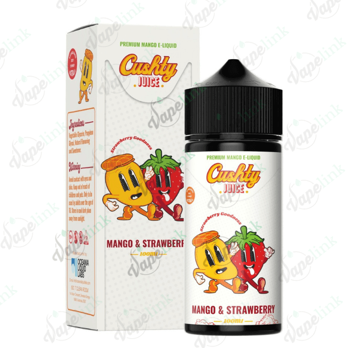 Cushty Juice – Mango and Strawberry 100ml - Image 2