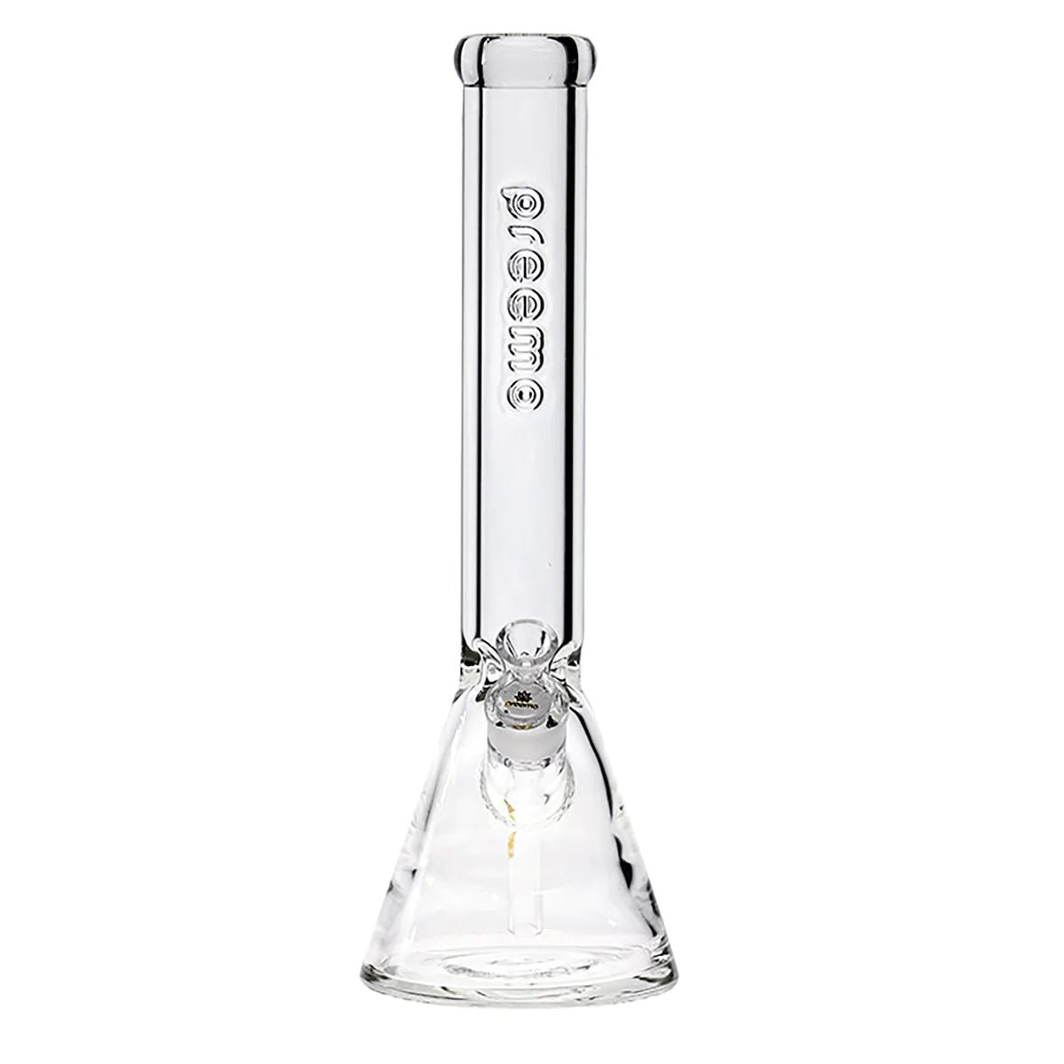 16″ 9mm Preemo Clear Embossed Logo Beaker Bong - Image 2